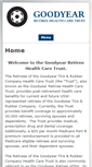 Mobile Screenshot of goodyearretireetrust.com